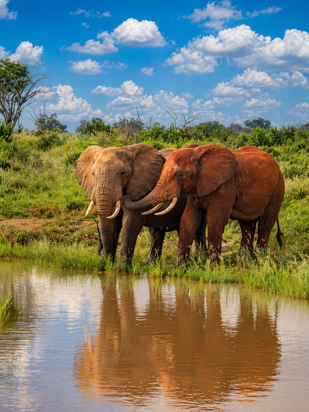 Tsavo Red Elephants