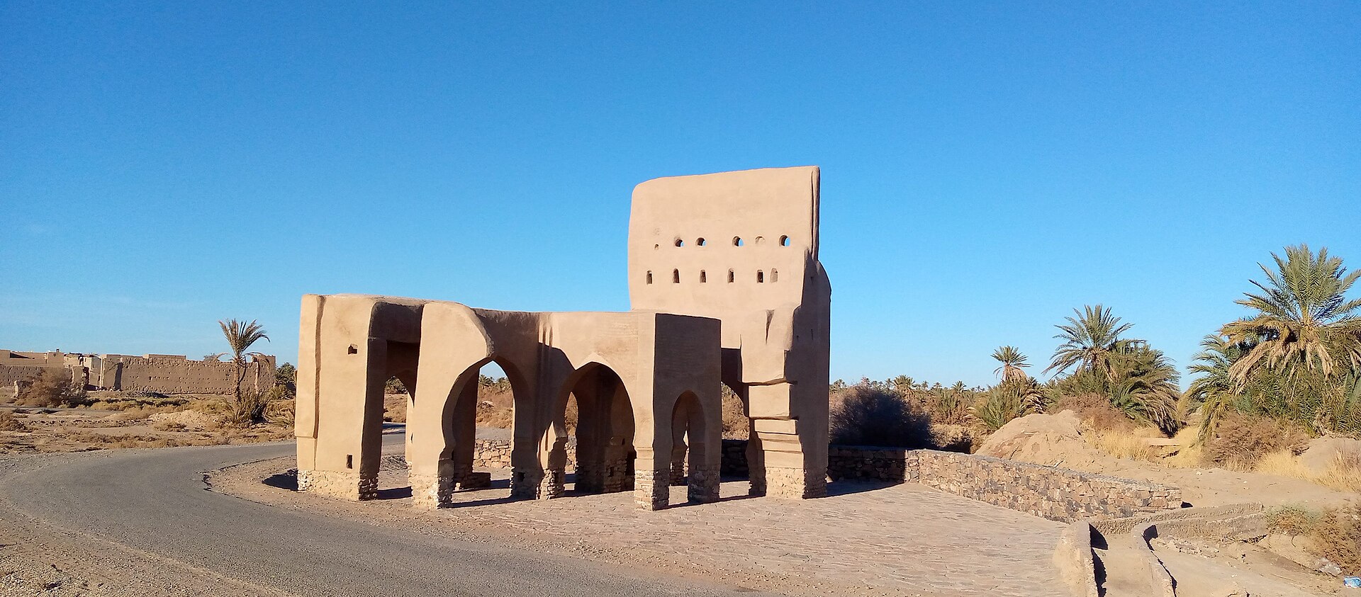 Northern gate of Sijilmasa — historic caravan gateway, Morocco