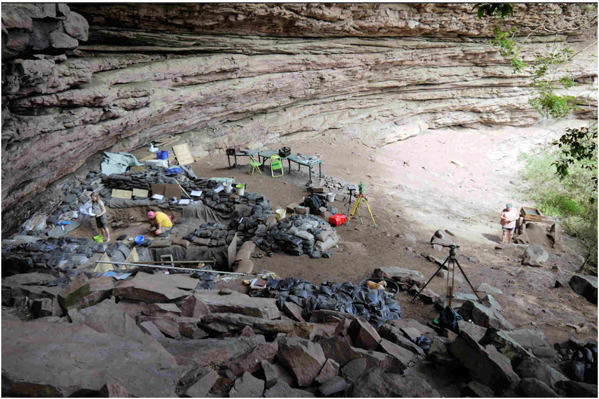 Sibhudu Cave — Middle Stone Age site, part of the Emergence of Modern Human Behaviour UNESCO World Heritage Site, KwaZulu-Natal